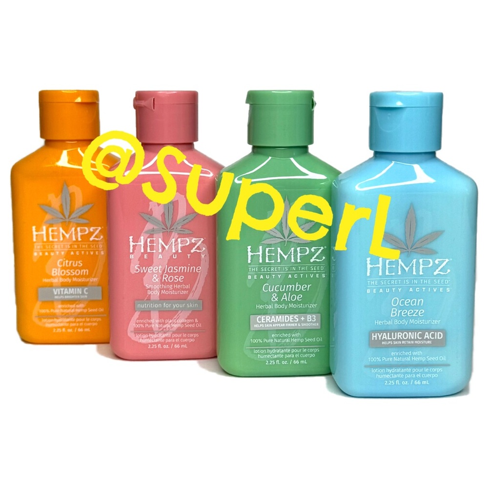 3/$15 NEW HEMPZ Citrus Blossom Herbal Body Moisturizer Lotion Skincare Beauty